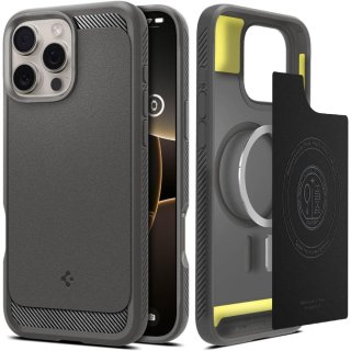 SPIGEN Rugged Armor Mag Magsafe Iphone 16 PRO MAX Grey