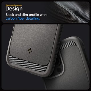 SPIGEN Rugged Armor Mag Magsafe Iphone 16 PRO MAX Grey