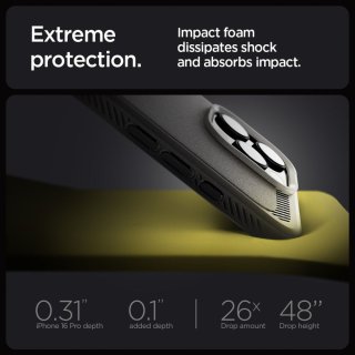 SPIGEN Rugged Armor Mag Magsafe Iphone 16 PRO MAX Grey