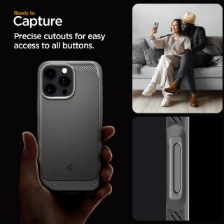 SPIGEN Rugged Armor Mag Magsafe Iphone 16 PRO MAX Grey