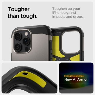 SPIGEN Tough Armor Mag Magsafe Iphone 16 PRO MAX Gunmetal