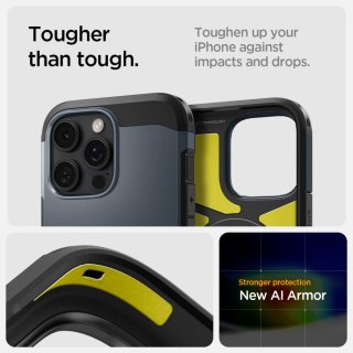 SPIGEN Tough Armor Mag Magsafe Iphone 16 PRO MAX Metal Slate