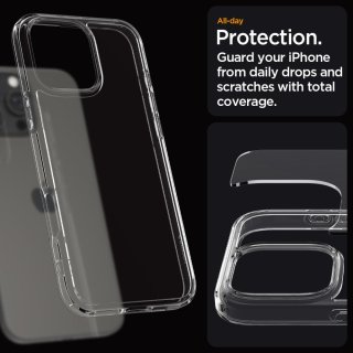 SPIGEN ULTRA Hybrid Iphone 16 PRO MAX Crystal Clear