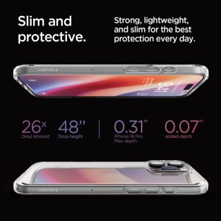 SPIGEN ULTRA Hybrid Iphone 16 PRO MAX Crystal Clear