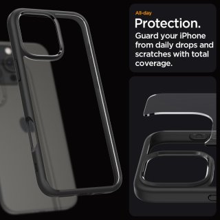 SPIGEN ULTRA Hybrid Iphone 16 PRO MAX Matte Black