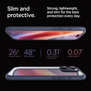 SPIGEN ULTRA Hybrid Iphone 16 PRO MAX Navy Blue