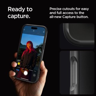 SPIGEN ULTRA Hybrid Iphone 16 PRO MAX Frost Black