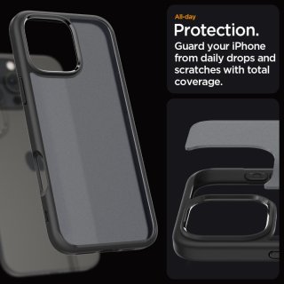 SPIGEN ULTRA Hybrid Iphone 16 PRO MAX Frost Black