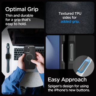 SPIGEN Core Armor Mag Magsafe Iphone 16 PRO MAX Matte Black