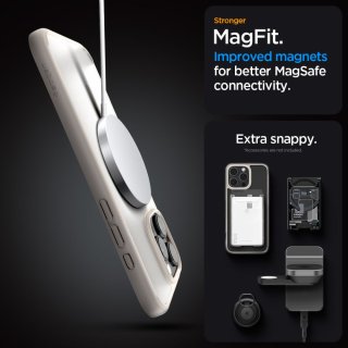 SPIGEN ULTRA Hybrid Mag Magsafe Iphone 16 PRO MAX Frost Natural Titanium