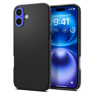 SPIGEN Liquid AIR Iphone 16 PLUS Matte Black