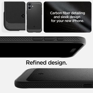 SPIGEN Rugged Armor Mag Magsafe Iphone 16 PLUS Matte Black