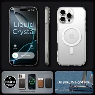 SPIGEN Liquid Crystal Mag Magsafe Iphone 16 PRO Clear