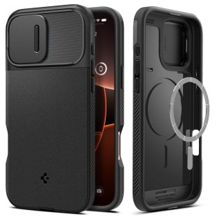SPIGEN Optik Armor Mag Magsafe Iphone 16 PRO Black
