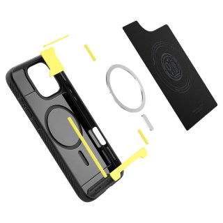 SPIGEN Rugged Armor Mag Magsafe Iphone 16 PRO Matte Black
