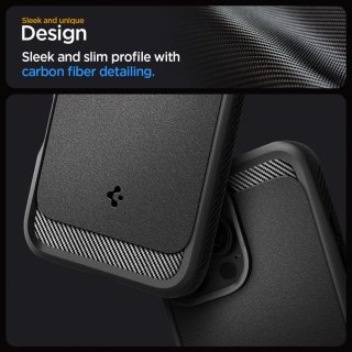 SPIGEN Rugged Armor Mag Magsafe Iphone 16 PRO Matte Black