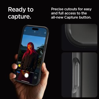 SPIGEN ULTRA Hybrid Iphone 16 PRO Matte Black