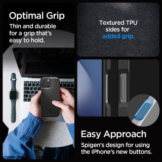 SPIGEN Core Armor Iphone 16 PRO Matte Black