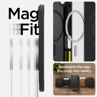 SPIGEN Rugged Armor Mag Magsafe Iphone 16 Matte Black