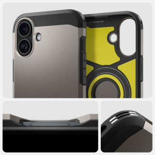SPIGEN Tough Armor Mag Magsafe Iphone 16 Gunmetal