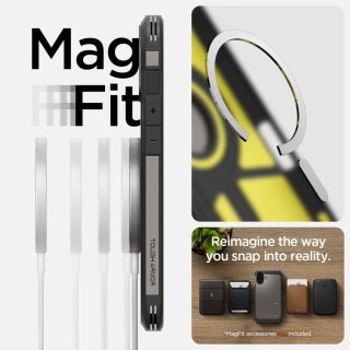 SPIGEN Tough Armor Mag Magsafe Iphone 16 Gunmetal