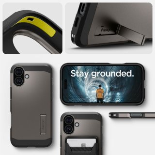 SPIGEN Tough Armor Mag Magsafe Iphone 16 Gunmetal