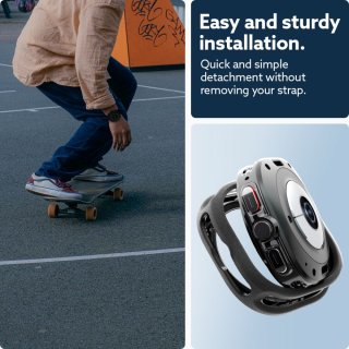 Caseology Vault Samsung Galaxy Watch ULTRA 2024 / 2025 (47 MM) Matte Black