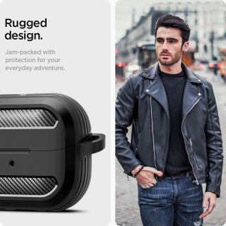 SPIGEN Rugged Armor Samsung Galaxy Buds 3 / 3 PRO Matte Black