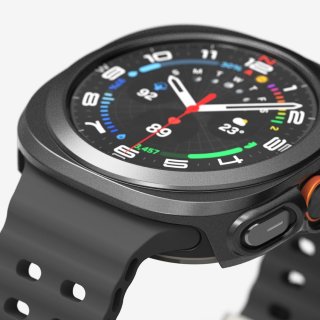 Ringke Slim & Tempered Glass Samsung Galaxy Watch ULTRA 2024 / 2025 (47 MM) Titanium Black