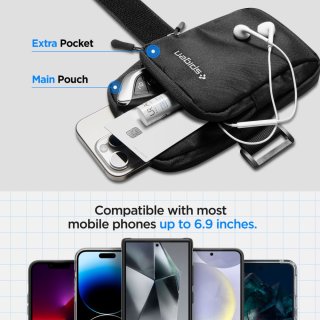 SPIGEN A702 Dynamic Shield Armband Black