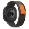 Tech-Protect Nylon Samsung Galaxy Watch ULTRA 2024 / 2025 (47 MM) Black/Orange