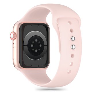 Tech-Protect Silicone Apple Watch 6 / 7 / 8 / 9 / 10 / SE (40 / 41 / 42 MM) Light Pink