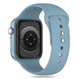 Tech-Protect Silicone Apple Watch 6 / 7 / 8 / 9 / 10 / SE / ULTRA 1 / 2 (44 / 45 / 46 / 49 MM) Winter Blue