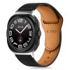 Tech-Protect Leatherfit Samsung Galaxy Watch ULTRA 2024 / 2025 (47 MM) Black