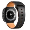 Tech-Protect Leatherfit Samsung Galaxy Watch ULTRA 2024 / 2025 (47 MM) Black