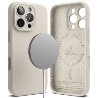 Ringke Silicone Magnetic Magsafe Iphone 16 PRO Stone