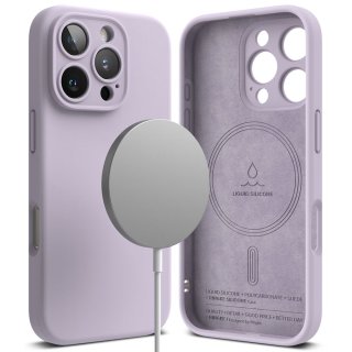 Ringke Silicone Magnetic Magsafe Iphone 16 PRO Light Purple
