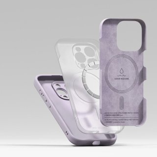 Ringke Silicone Magnetic Magsafe Iphone 16 PRO Light Purple