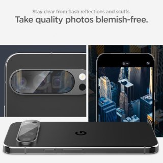 Osłona Aparatu SPIGEN Optik.Tr ”Ez Fit” Camera Protector 2-Pack Google Pixel 9 PRO Crystal Clear