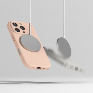 Ringke Silicone Magnetic Magsafe Iphone 16 PRO MAX Pink Sand