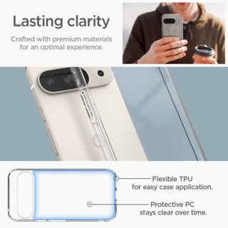 SPIGEN ULTRA Hybrid Google Pixel 9 / 9 PRO Crystal Clear