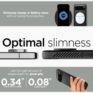 SPIGEN Rugged Armor Google Pixel 9 PRO XL Matte Black