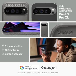 SPIGEN Rugged Armor Google Pixel 9 PRO XL Marble Grey