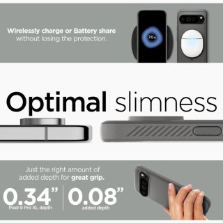 SPIGEN Rugged Armor Google Pixel 9 PRO XL Marble Grey