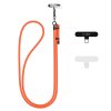 Tech-Protect C1s Rope Crossbody Strap Neon Orange/Black