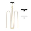 Tech-Protect C2s Rope Crossbody Strap Beige/Gold