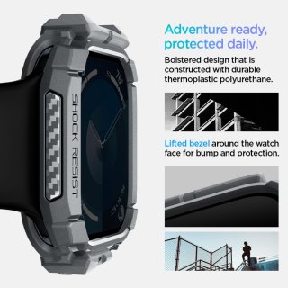 SPIGEN Rugged Armor Apple Watch 10 (46 MM) Dark Grey