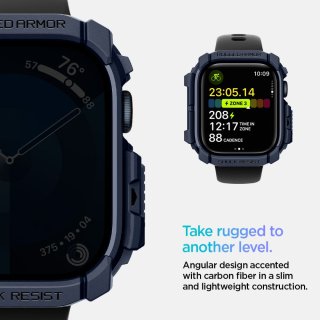SPIGEN Rugged Armor Apple Watch 10 (46 MM) Navy Blue