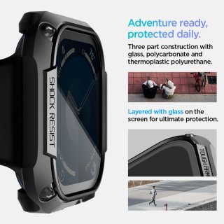 SPIGEN Tough Armor Apple Watch 10 (46 MM) Black