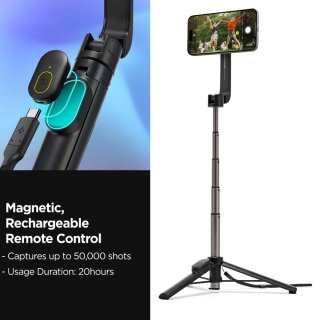 SPIGEN S571w Magsafe BLUETOOTH Selfie Stick Tripod Black